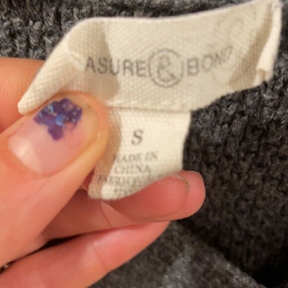 Treasure and Bond Wool Woman’s grey sweater - Picture 4 of 10